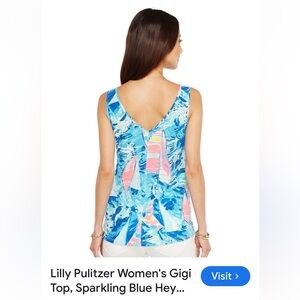 Lilly Pulitzer Women's Gigi Top - Sparkling Blue